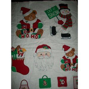 VIP Fabric Panel Merry Christmas Applique Craft